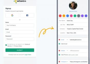 Free Digital Business Card – Wcard.io