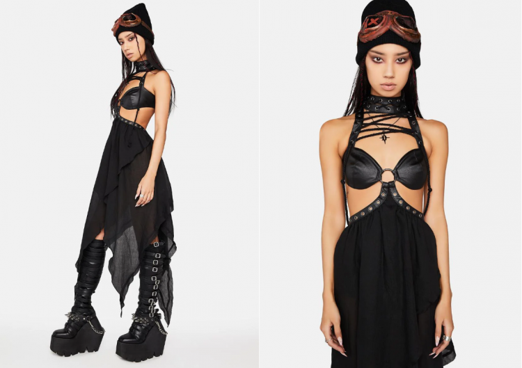 Women Cyberpunk clothes and outfits fashion