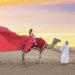 Capturing Elegance: Flying Dress Photoshoot in Dubai’s Majestic Desert