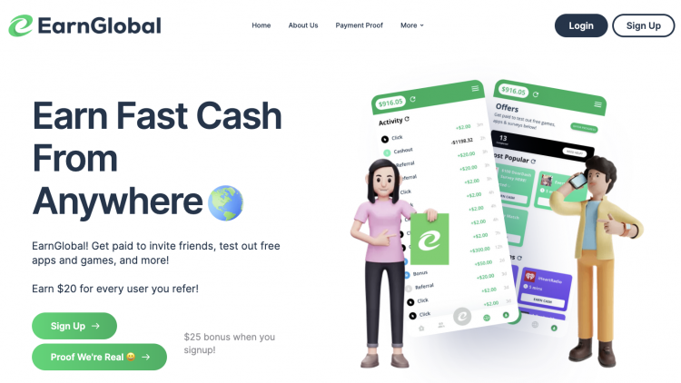 EarnGlobal.co, Find Out If You Can Get Paid