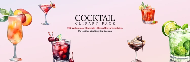 Shake Up Your Designs with the Ultimate IBA Cocktail Clipart Collection