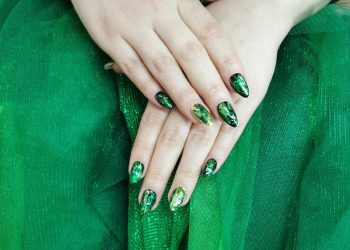 The Bold and Beautiful: Embracing the Green and Purple Nail Trend