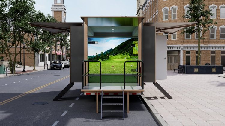 Mobile Golf Simulator Trailer